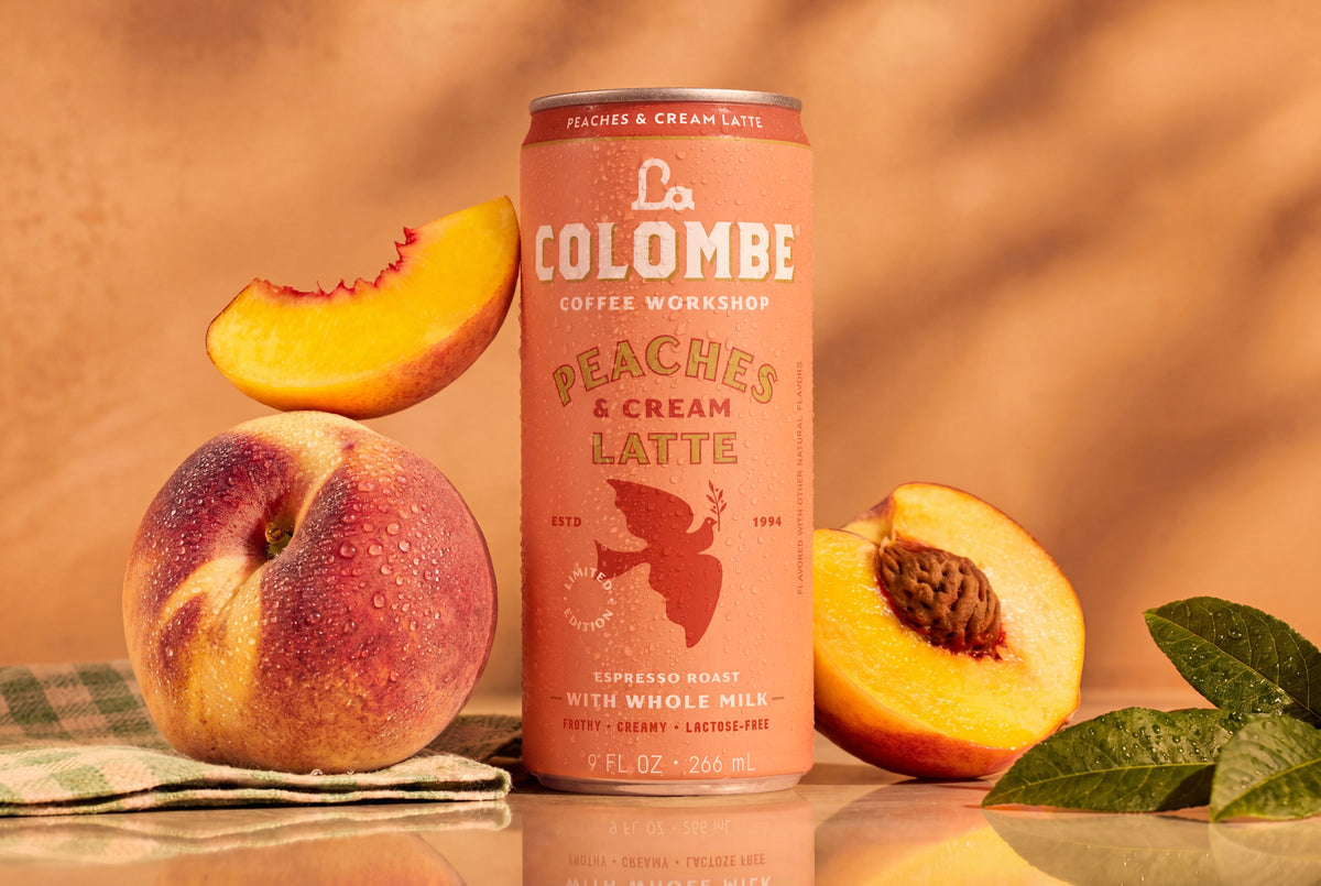 Peaches & Cream Draft Latte