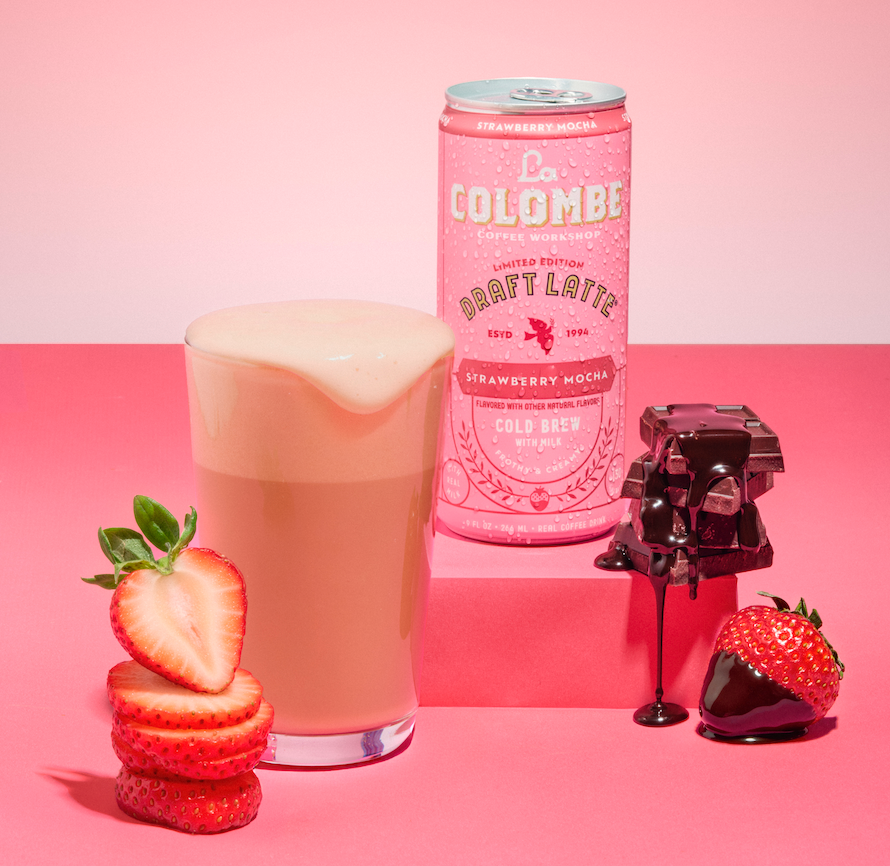 Strawberry Mocha Draft Latte
