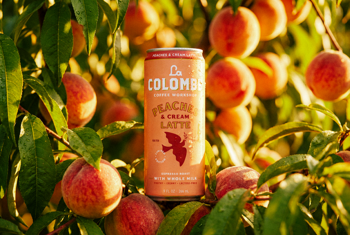 Peaches & Cream Draft Latte